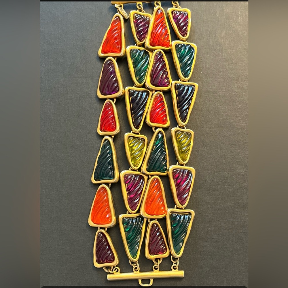 Yves Saint Laurent Vintage Multi Strand Bracelet